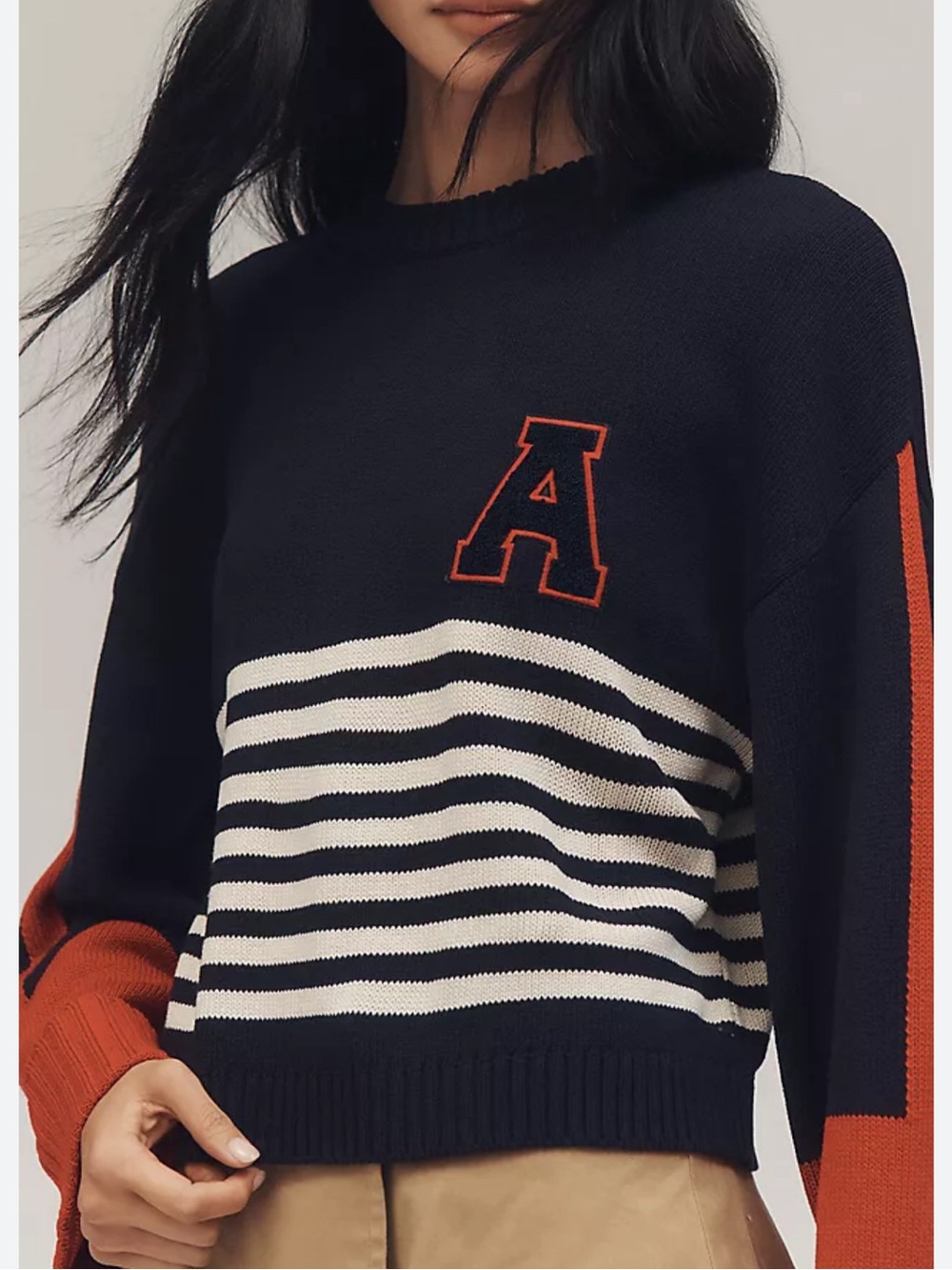 Anthropologie Maeve Crew-Neck Pullover Sweater Size Small NWT
